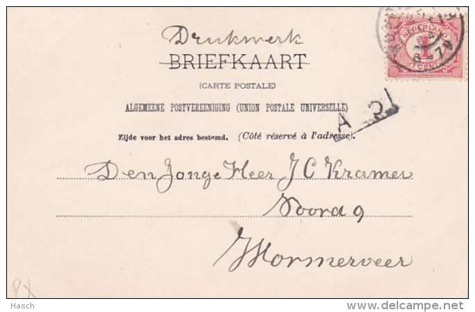 357580Wormerveer, Zaanweg (poststempel 1904) - Wormerveer