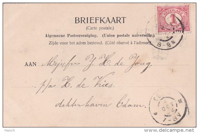 3575228Krommenie, Noordeinde (poststempel 1902) - Krommenie