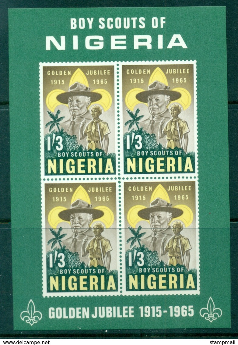 Nigeria 1965 Boy Scouts Of Nigeria MS MUH - Nigeria (1961-...)
