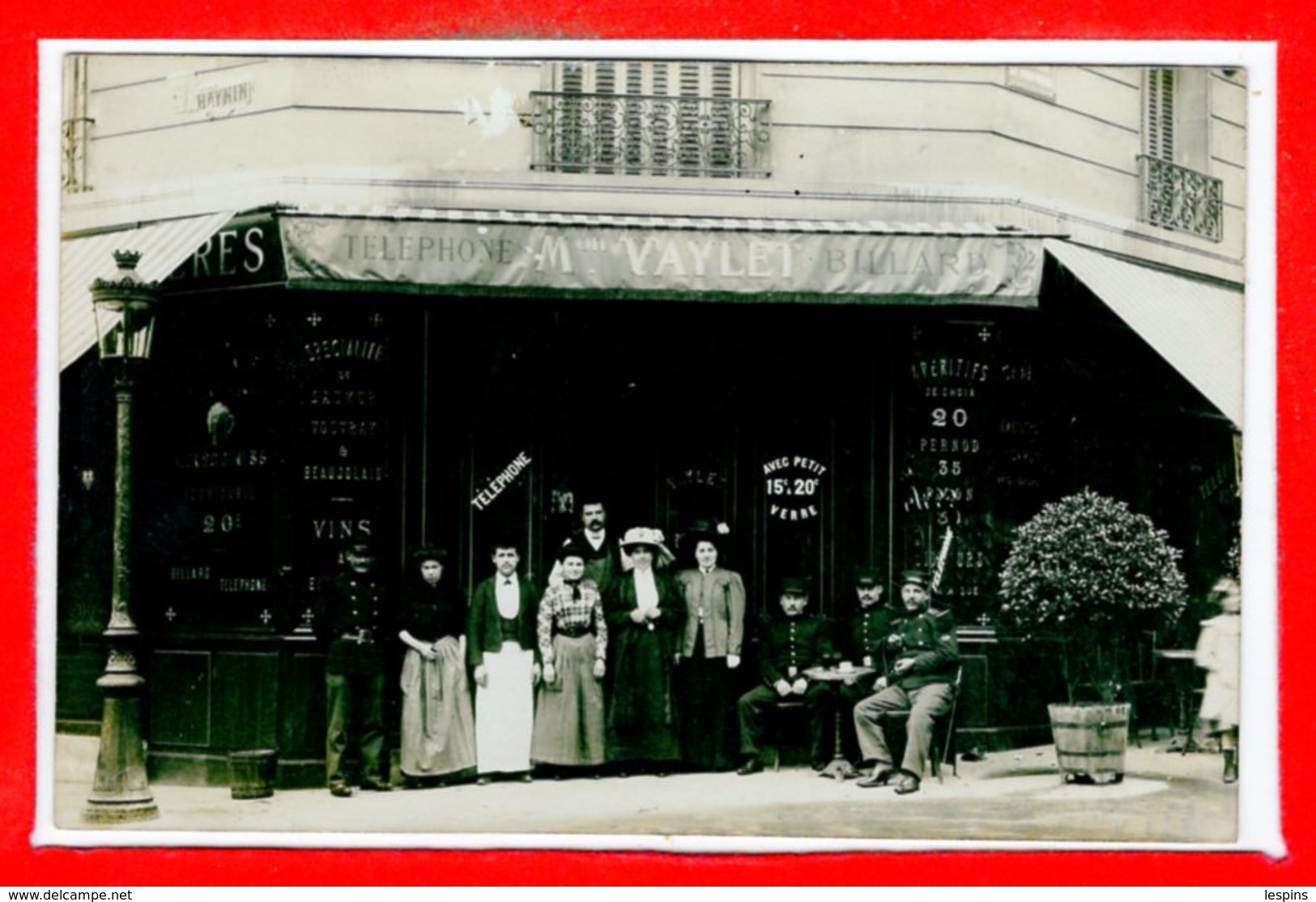 A IDENTIFIER - Carte Photo - Paris  - Mon  VAYLET - A Identifier