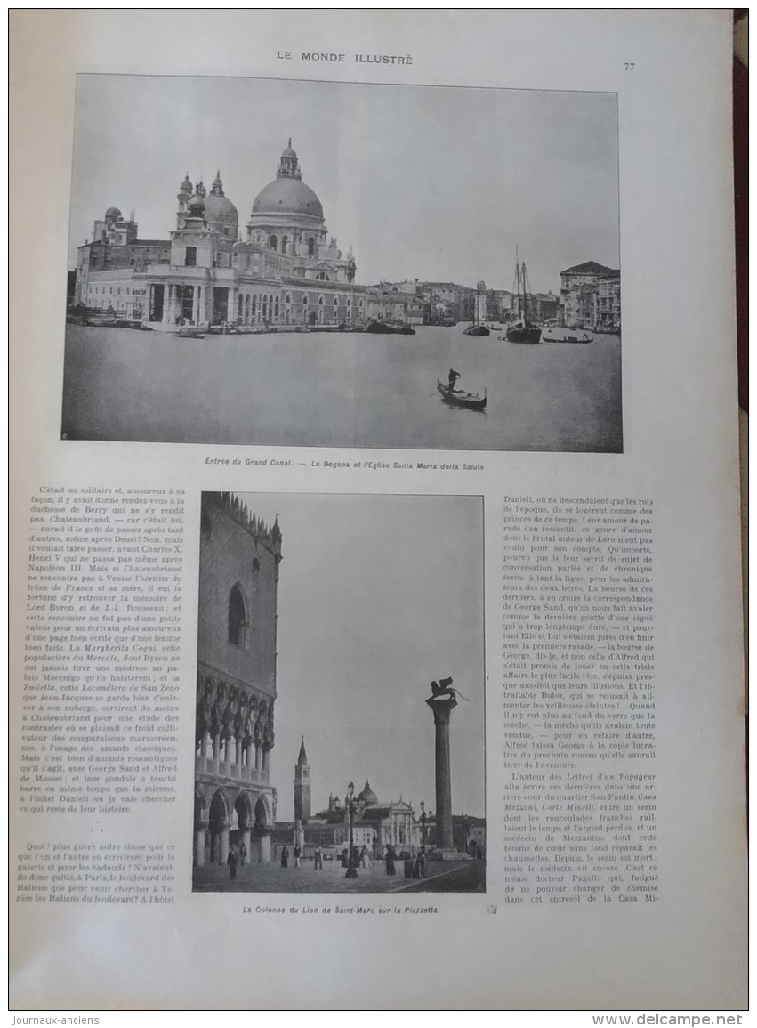 1902 L'ACCIDENT DE PUTEAUX - VENISE EFFONDREMENT DU CAMPANILE - QUIBERON - CRETEIL - RAS MAKONEN - TOURCOING - CHINE