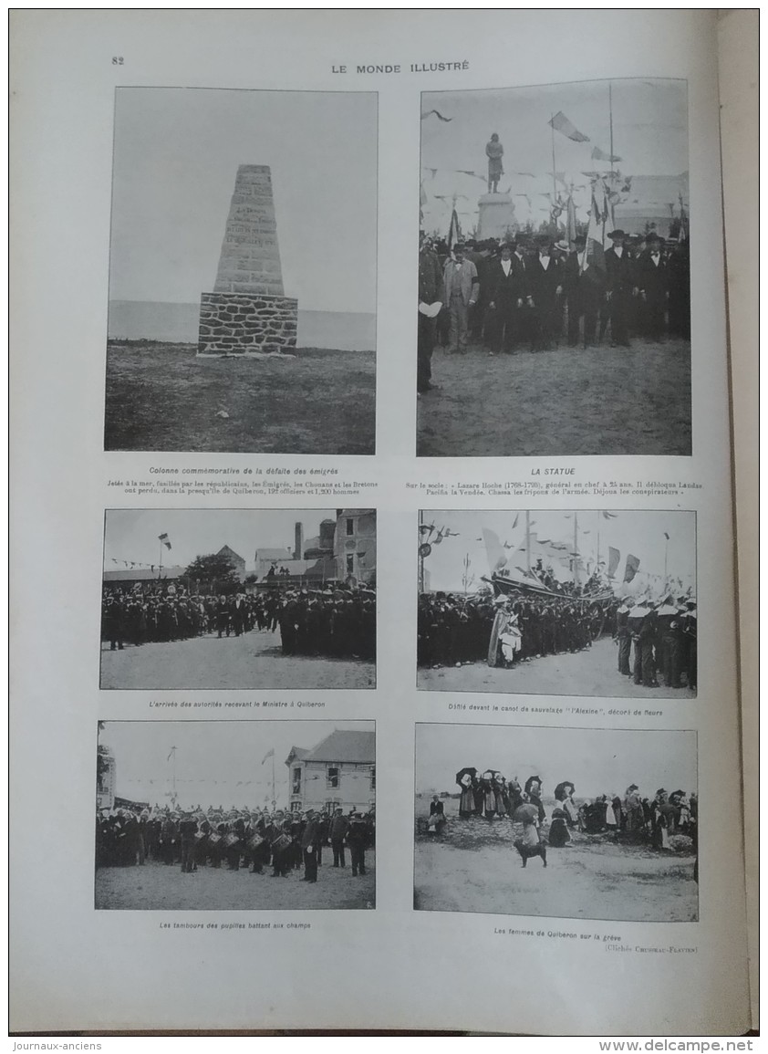 1902 L'ACCIDENT DE PUTEAUX - VENISE EFFONDREMENT DU CAMPANILE - QUIBERON - CRETEIL - RAS MAKONEN - TOURCOING - CHINE