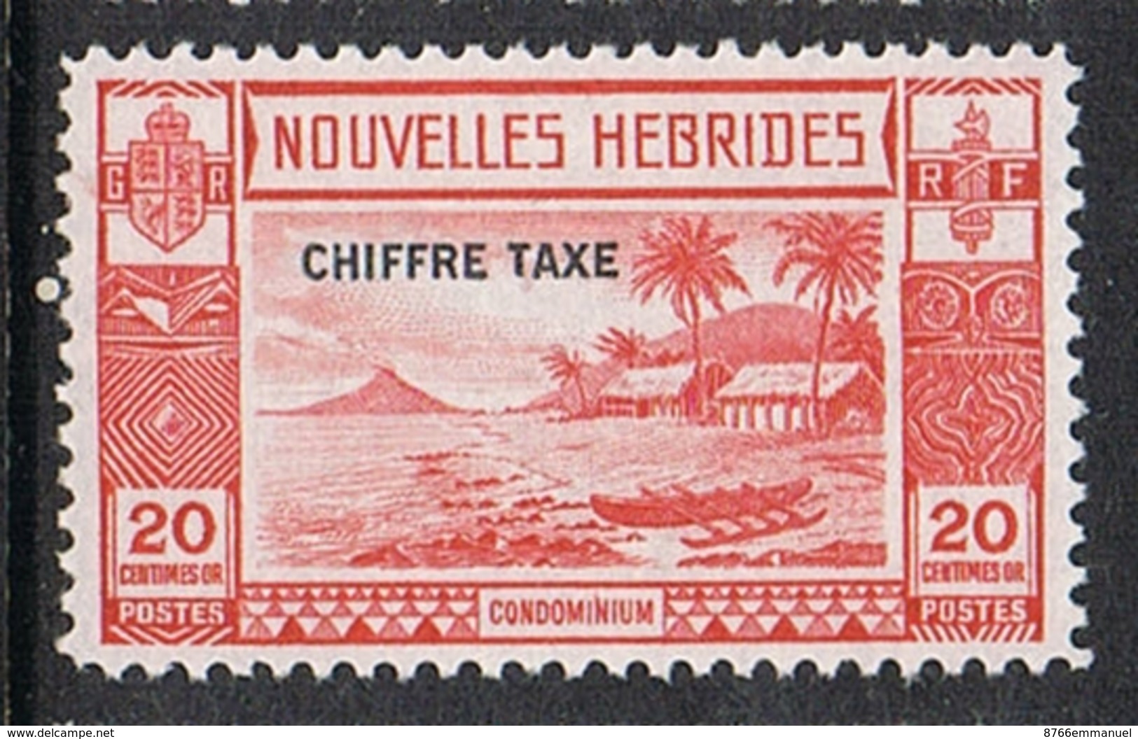 NOUVELLES-HEBRIDES TAXE N°13 N* - Strafport