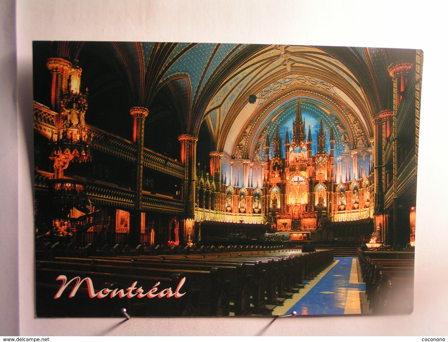 Montreal  - Intérieur De La Basilique Notre Dame - Montreal