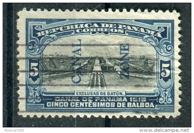 PANAMA CANAL ( POSTE ) : Y&amp;T N°  36  TIMBRE  OBLITERE  . - Panama