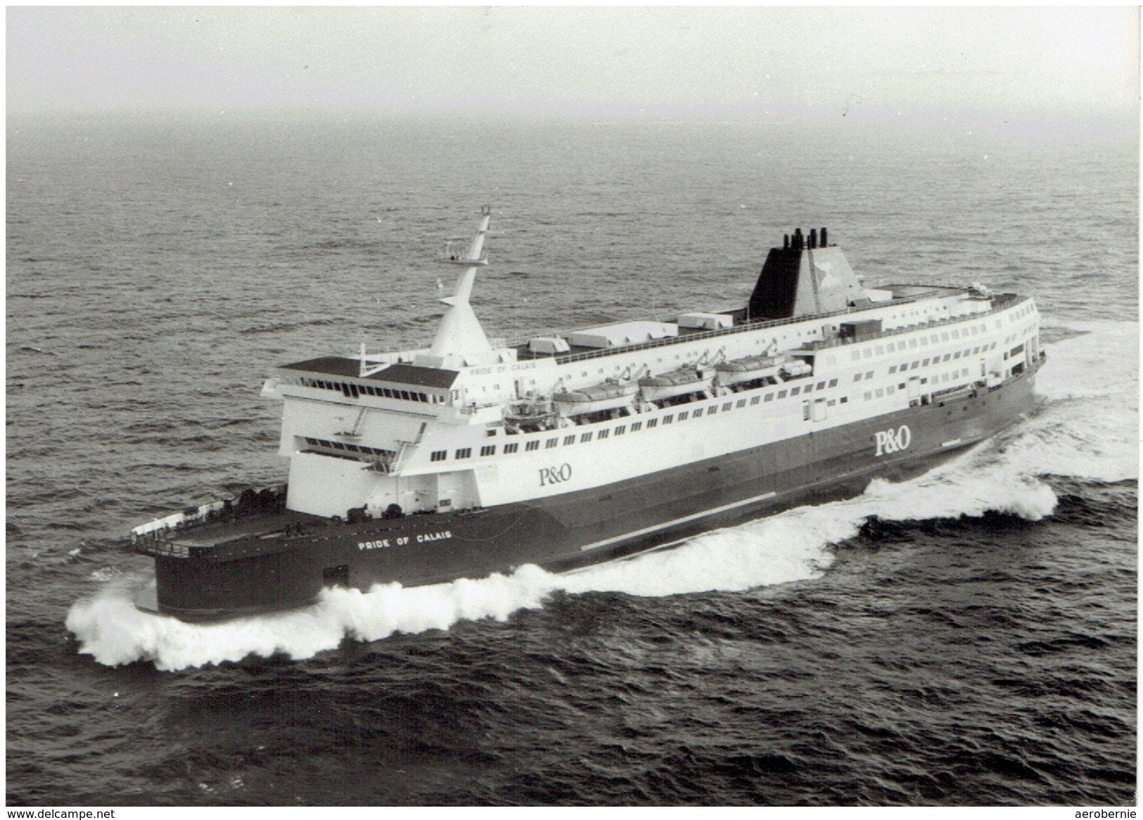 PRIDE OF CALAIS (P&O European Ferries)  - XXL-Pressefoto S/w - Schiffe