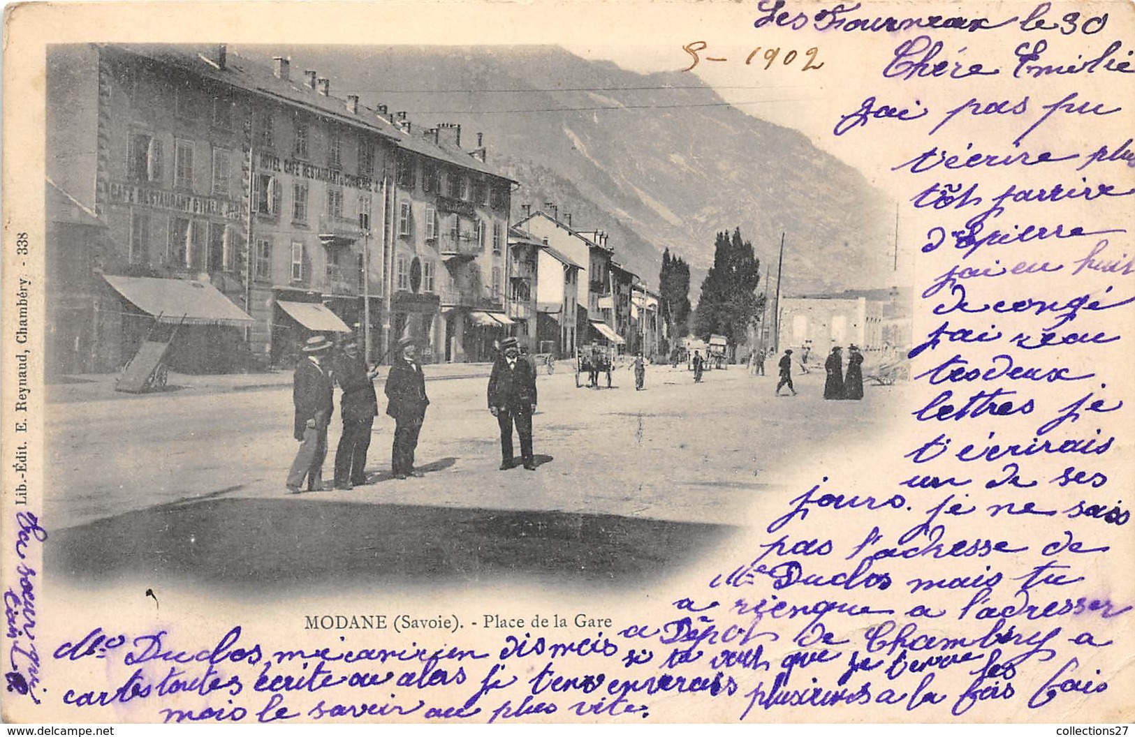 73-MODANE- PLACE DE LA GARE - Modane