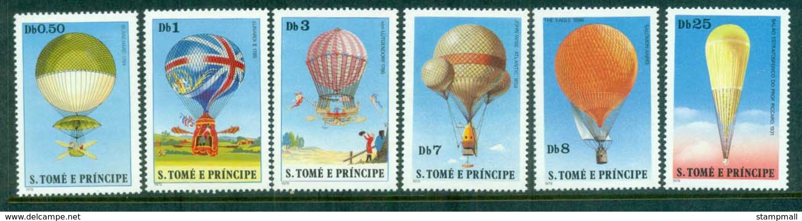 Sao Tome Et Principe 1979 Balloons MUH - Sao Tome And Principe