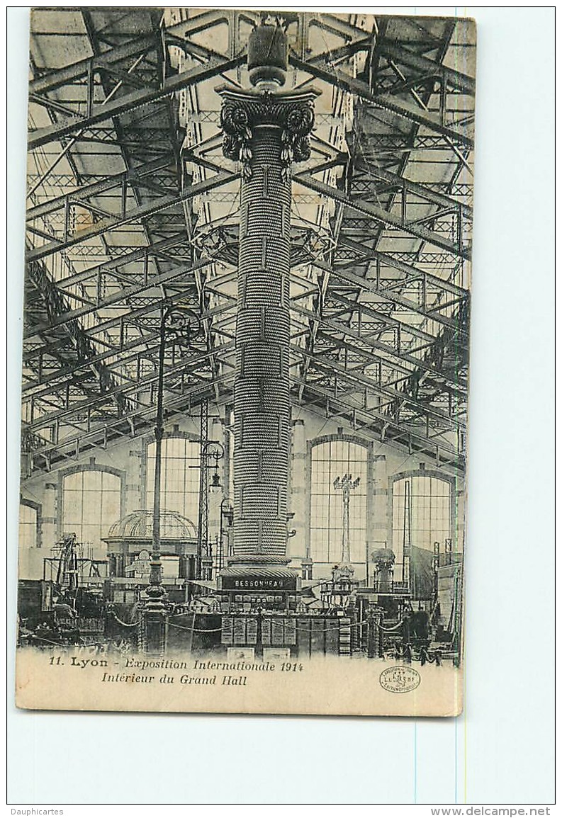 LYON -  Lot de 20 CPA sur exposition Internationale de 1914 - Vues diverses - 20 scans