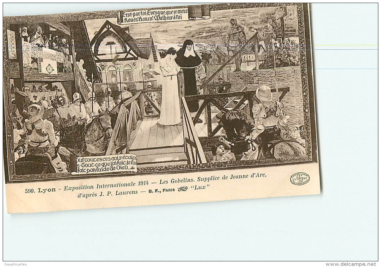 LYON -  Lot de 20 CPA sur exposition Internationale de 1914 - Vues diverses - 20 scans