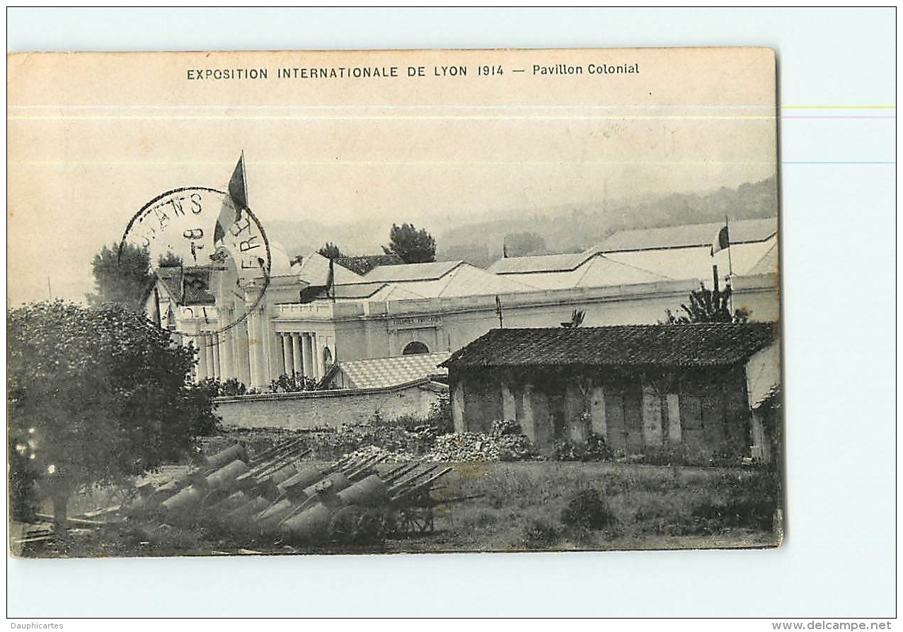 LYON -  Lot de 20 CPA sur exposition Internationale de 1914 - Vues diverses - 20 scans
