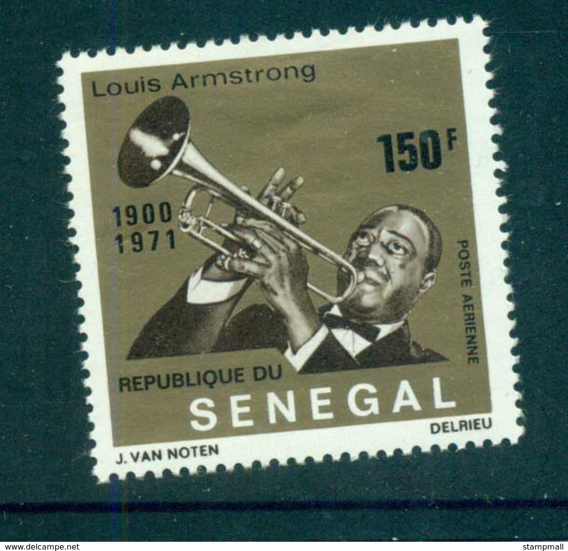 Senegal 1971 Louis Armstrong MLH Lot73509 - Senegal (1960-...)