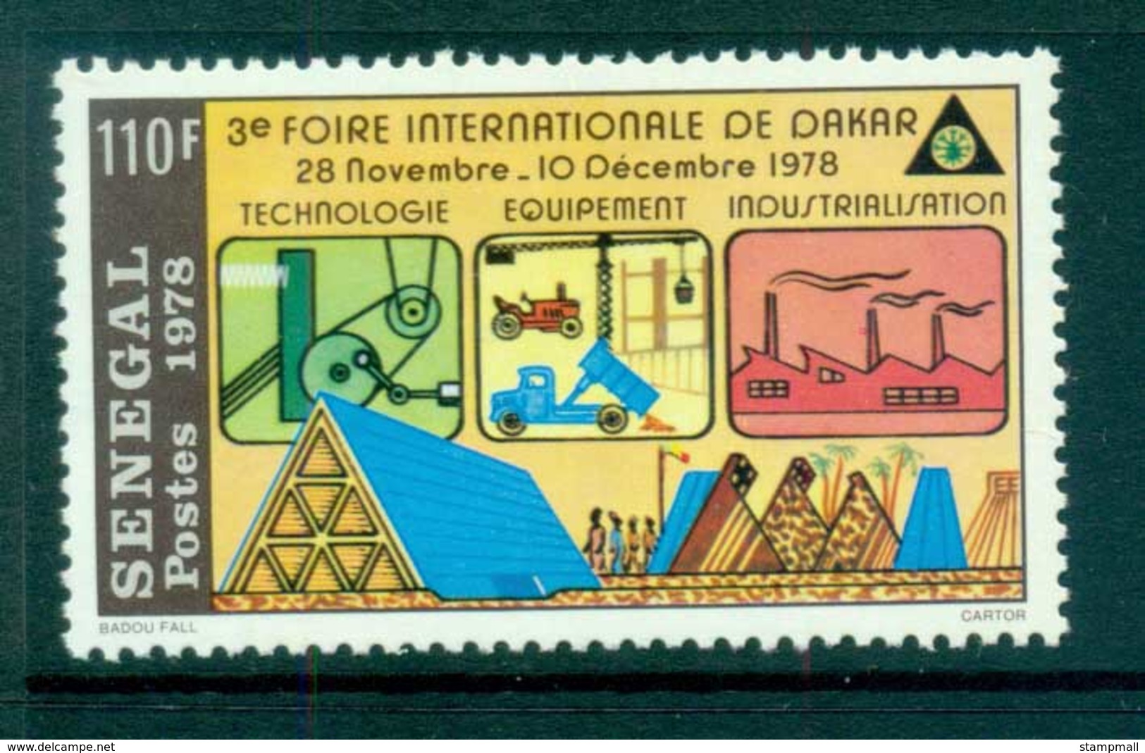 Senegal 1978 Intl. Fair Dakar MLH Lot73550 - Senegal (1960-...)