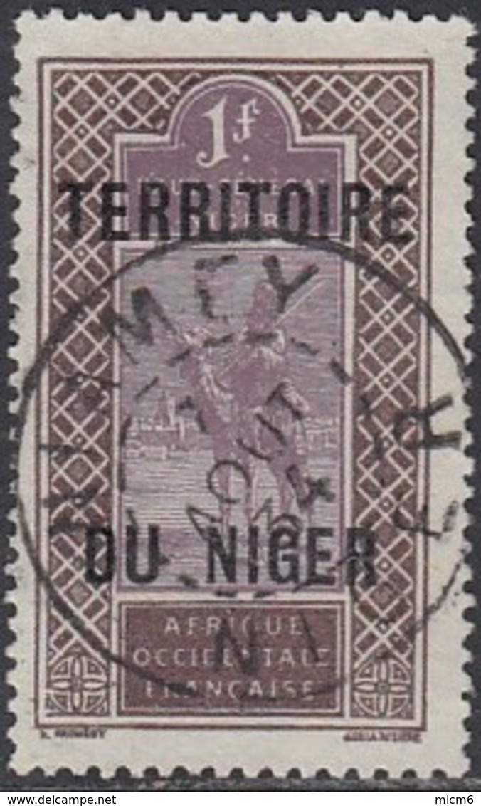 Niger - Niamey / Niger Sur N° 15 (YT) N° 15 (AM). Oblitération De 1934. - Oblitérés