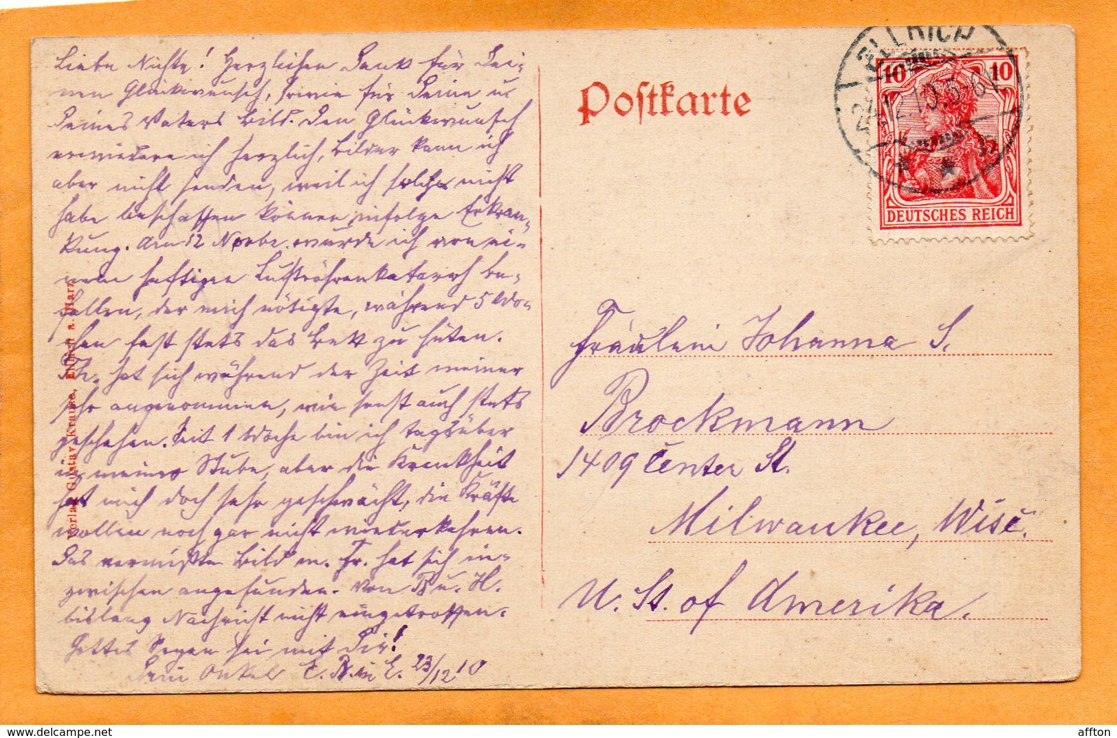 Ellrich Germany 1910 Postcard - Autres & Non Classés