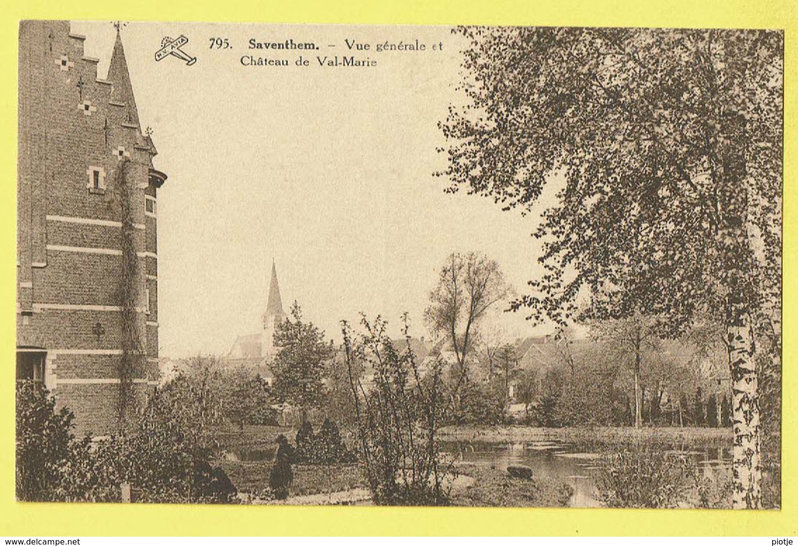 * Zaventem - Saventhem (Brabant - Brussel - Bruxelles) * (ed. Jammar Rillaerts 795) Chateau Val Marie, Kasteel, Castle - Zaventem