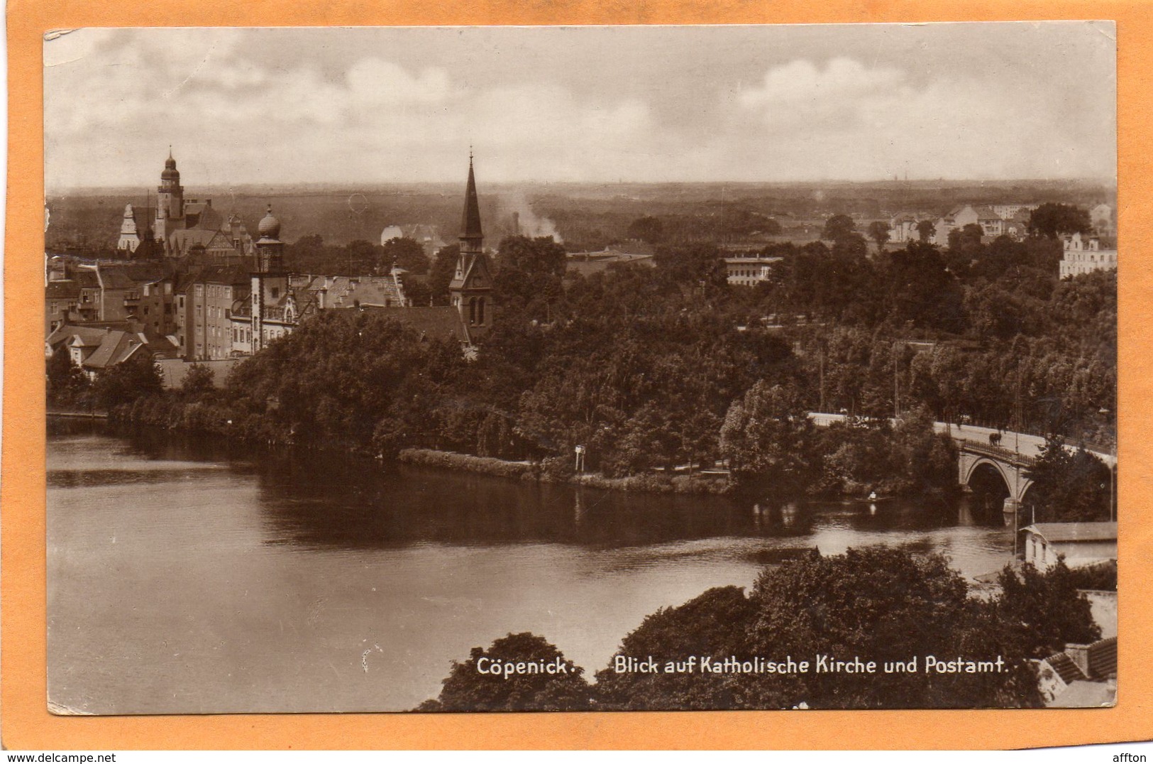 Kopenick Germany 1929 Postcard - Koepenick