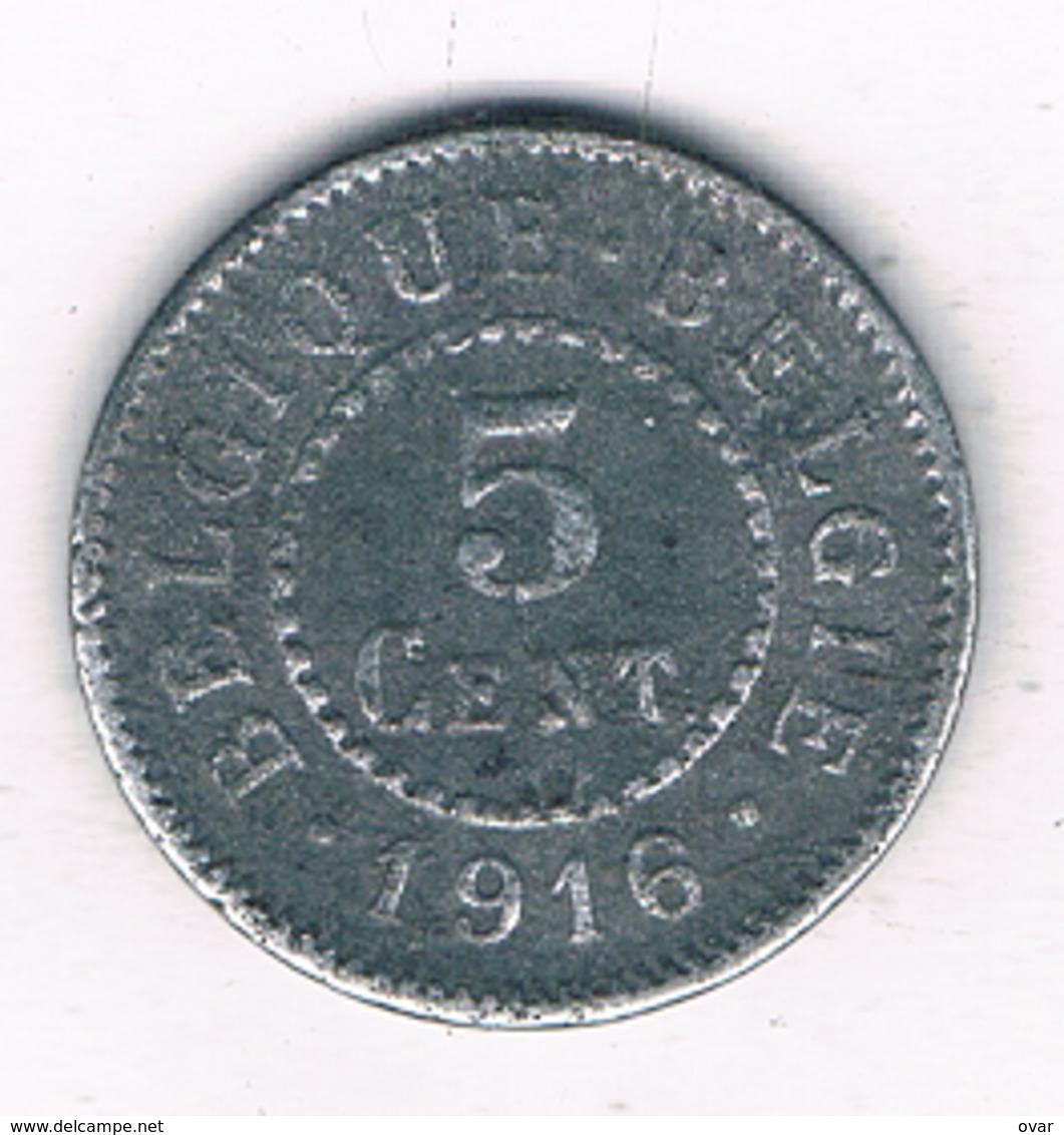 5 CENTIMES  1916   BELGIE /5920/ - 5 Centimes