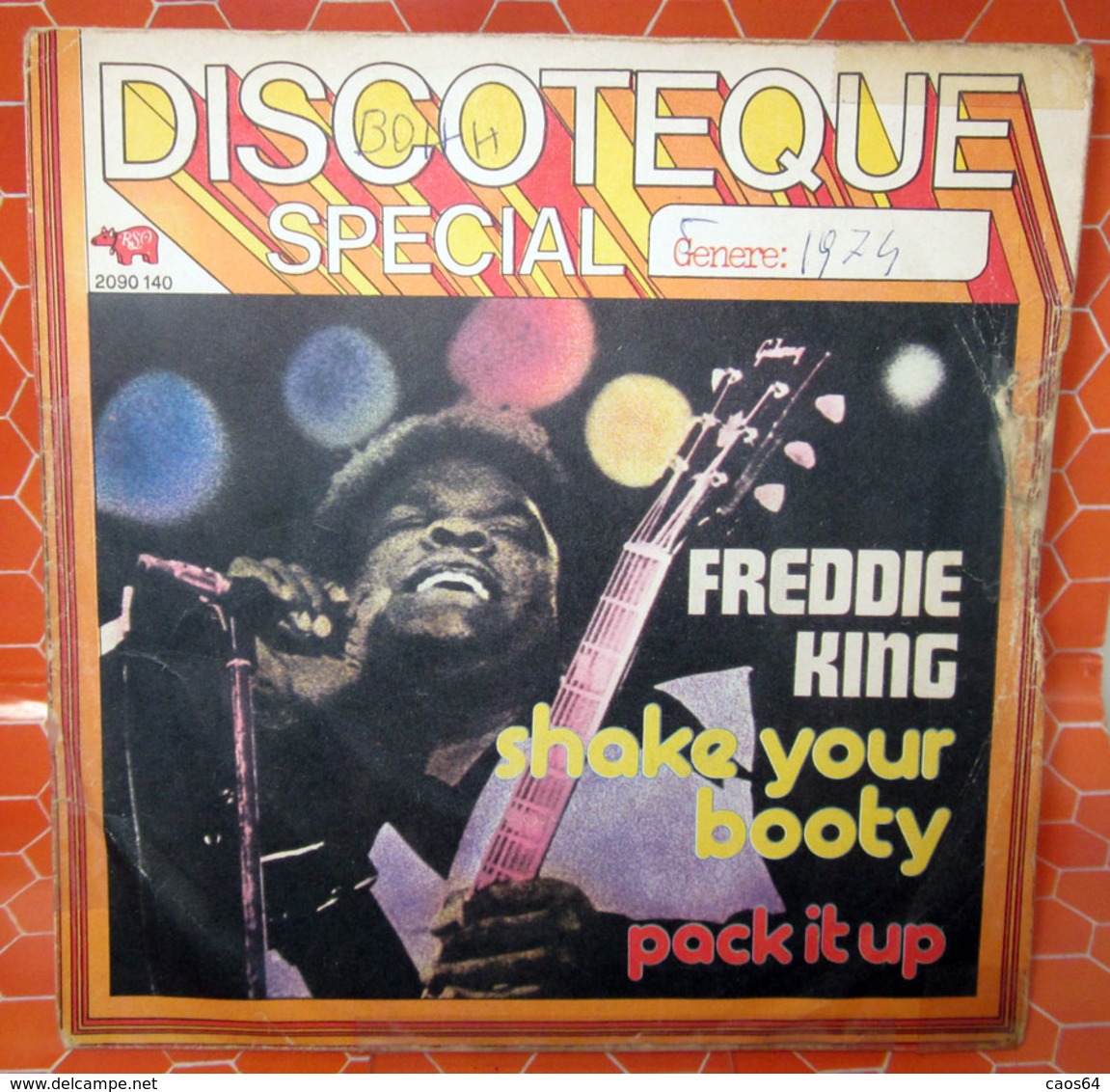 FREDDIE KING SHAKE YOUR BOOTY COVER NO VINYL 45 GIRI - 7" - Accessories & Sleeves