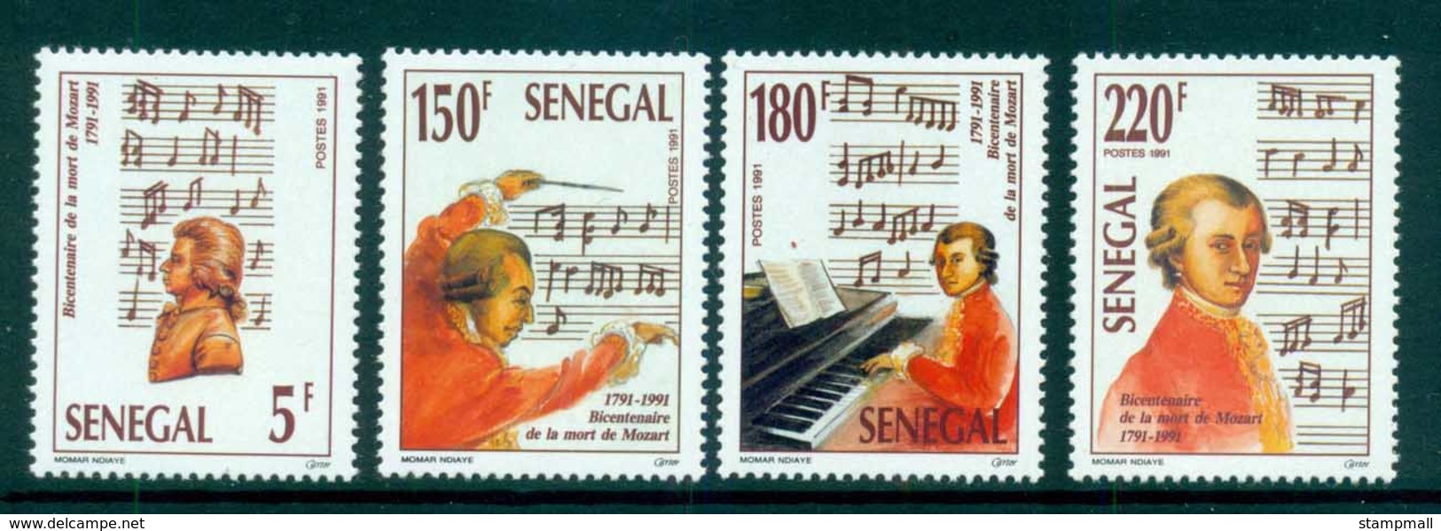 Senegal 1992 Mozart MLH Lot73582 - Senegal (1960-...)