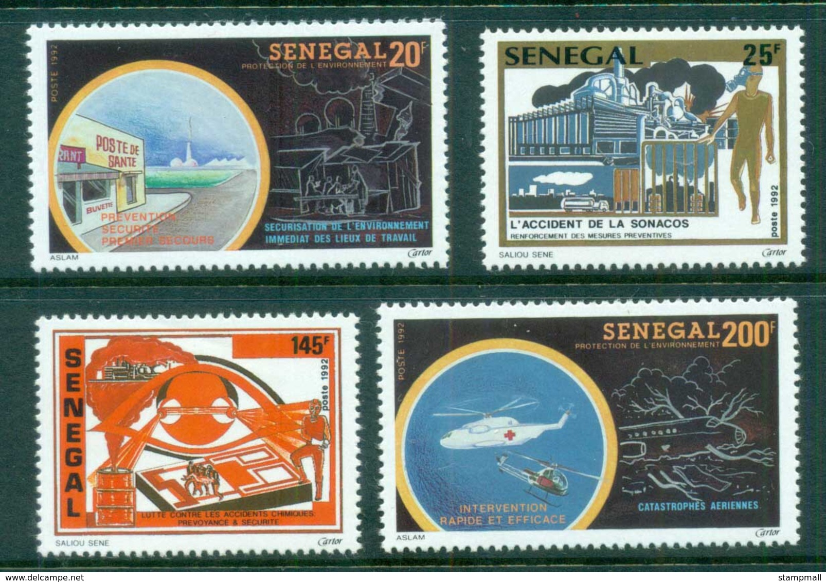 Senegal 1993 Environmental & Accident Protection MUH - Senegal (1960-...)