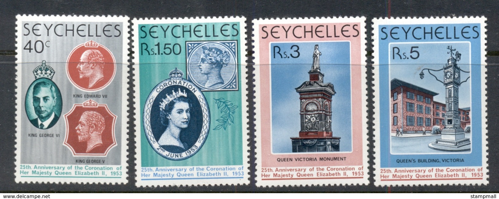 Seychelles 1978 QEII Coronation 25th Anniv. MUH - Seychelles (1976-...)