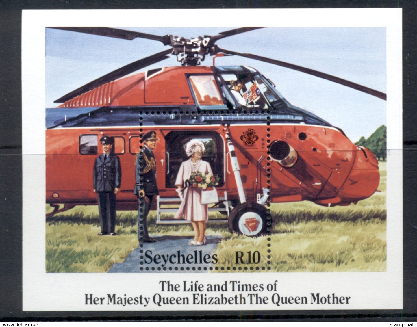 Seychelles 1985 Queen Mother 85th Birthday MS MUH - Seychelles (1976-...)