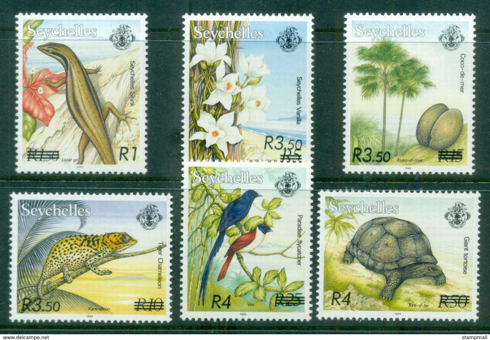 Seychelles 2004 Flowers, Wildlife & Birds (6/7, No 2R) MLH Lot84747 - Seychelles (1976-...)