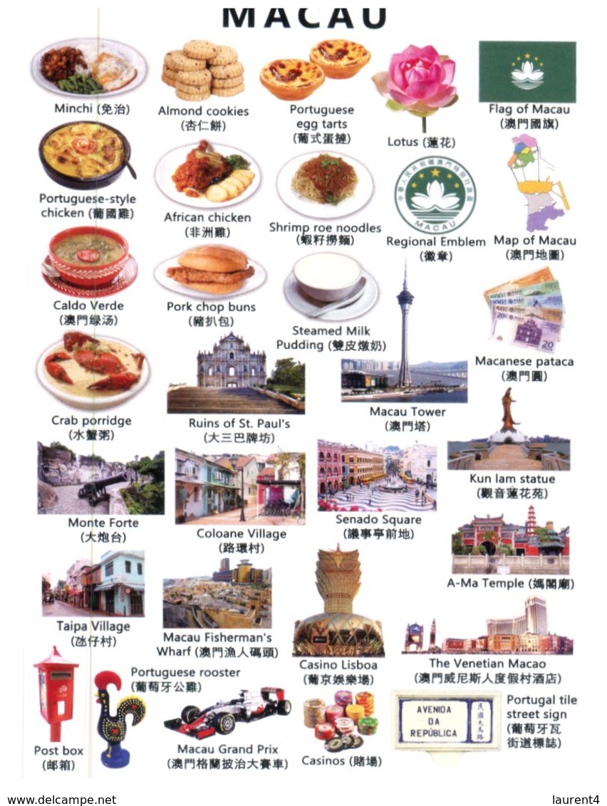 (475) Macau - Facts Postcards - Autres & Non Classés