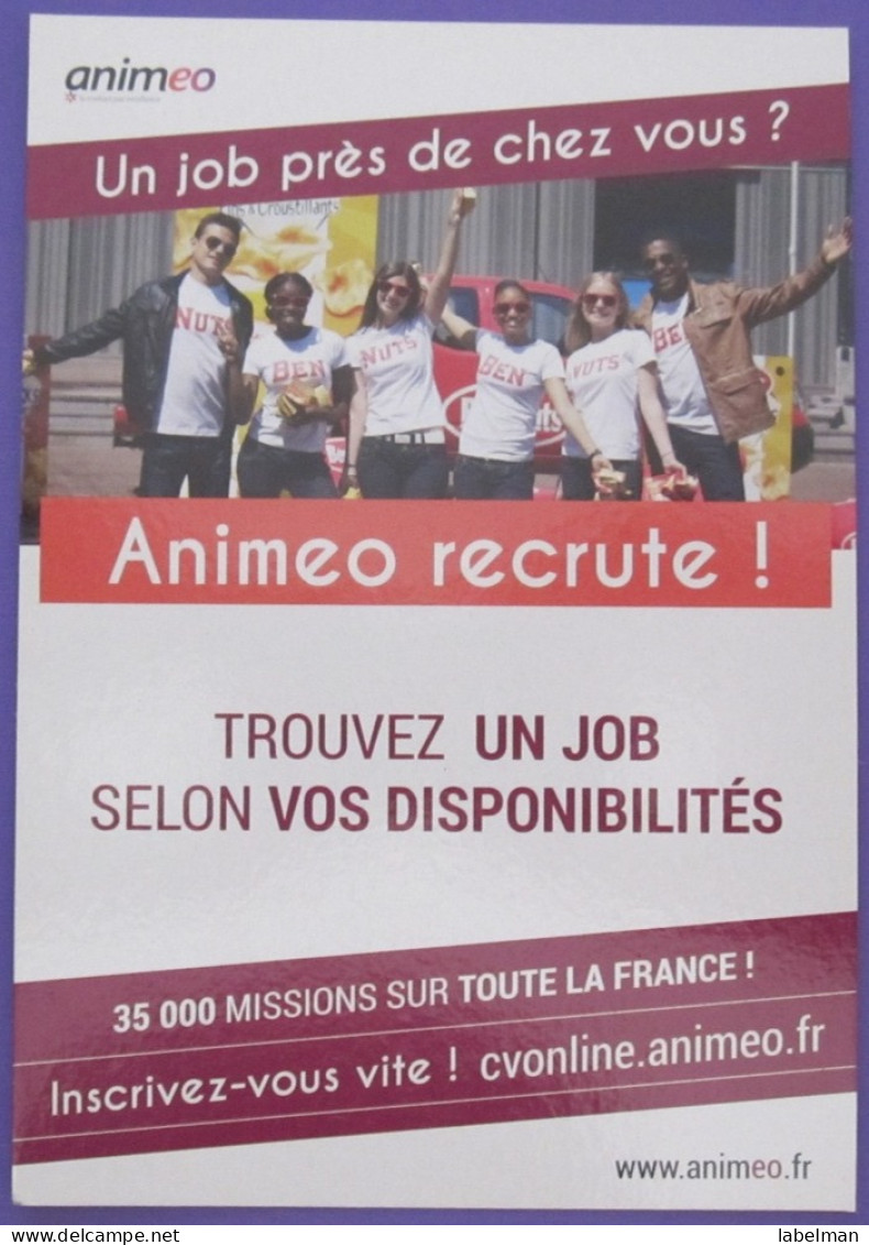 ANIMEO UN JOB PRES DE CHEZ VOUS FRANCE PC POSTCARD PICTURE MUSEUM ADVERTISING DESIGN ORIGINAL PHOTO POST CARD PC STAMP - Alcohol