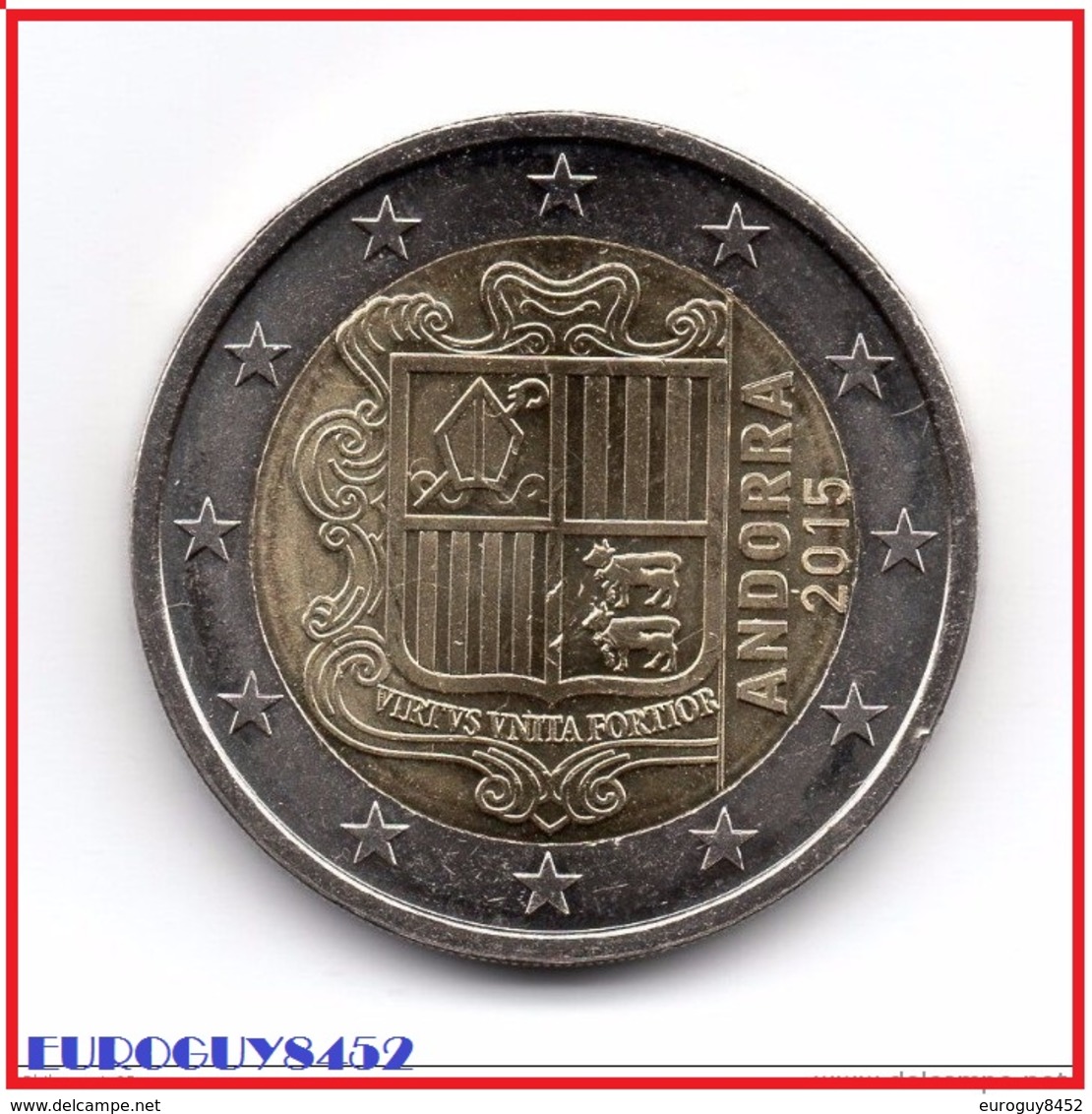 ANDORRA - 2 € 2015 UNC - KOERSMUNT - Andorre