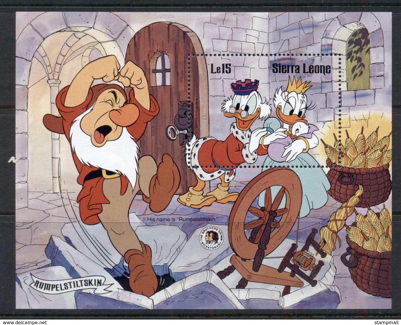 Sierra Leone 1985 Disney, Rumpelstiltskin MS MUH - Sierra Leone (1961-...)