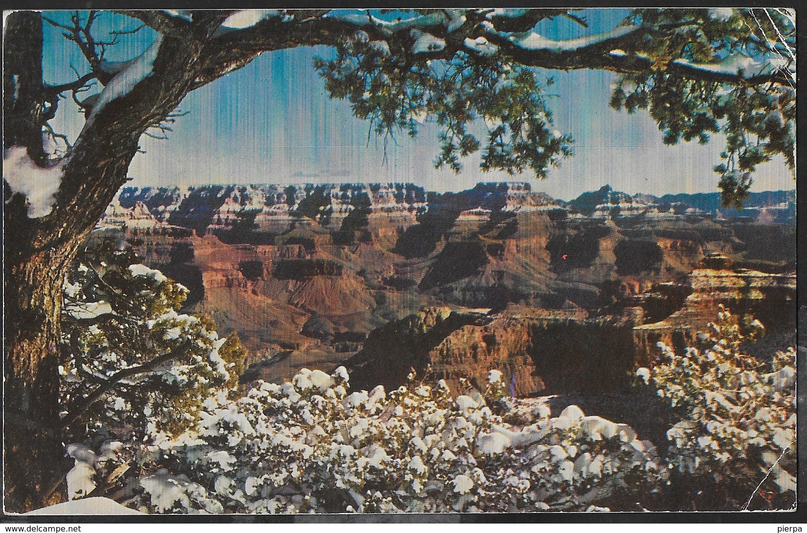 U.S.A. - ARIZONA - GRAND CANYON NATIONAL PARK - FORMATO PICCOLO - VIAGGIATA1975 FRANCOBOLLO ASPORTATO - Grand Canyon