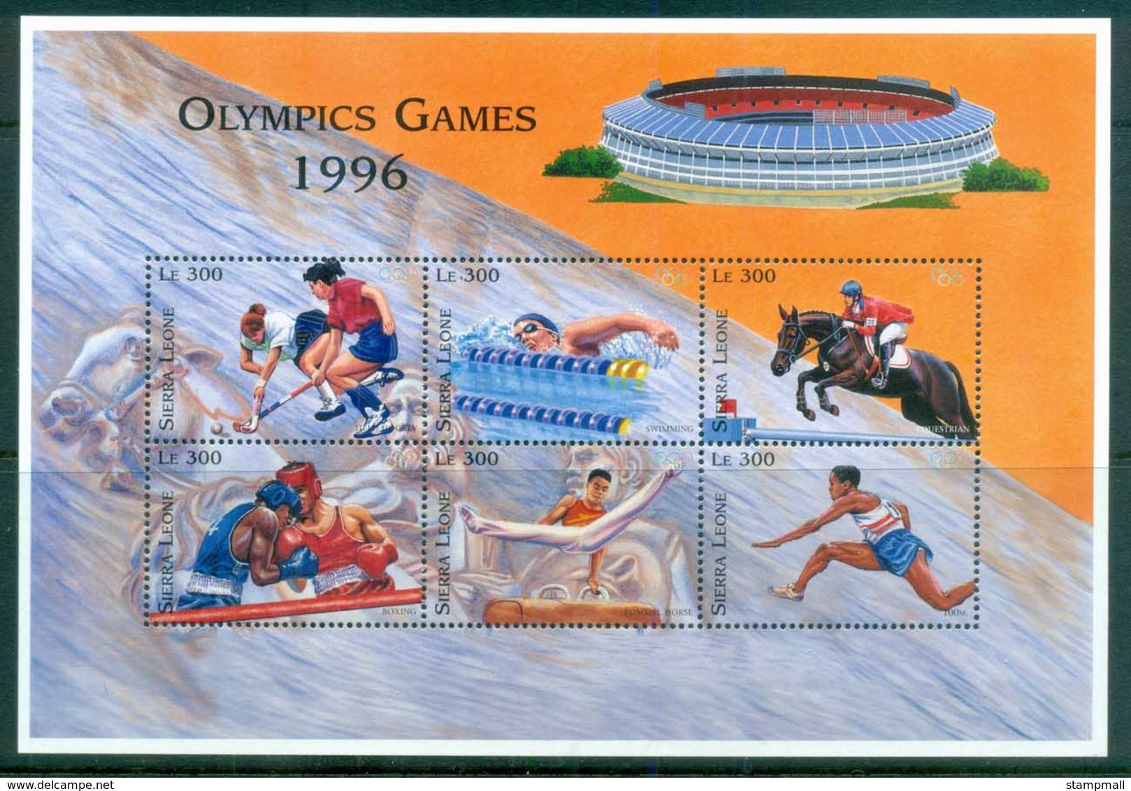 Sierra Leone 1996 Summer Olympics, Atlanta 300le MS MLH - Sierra Leone (1961-...)