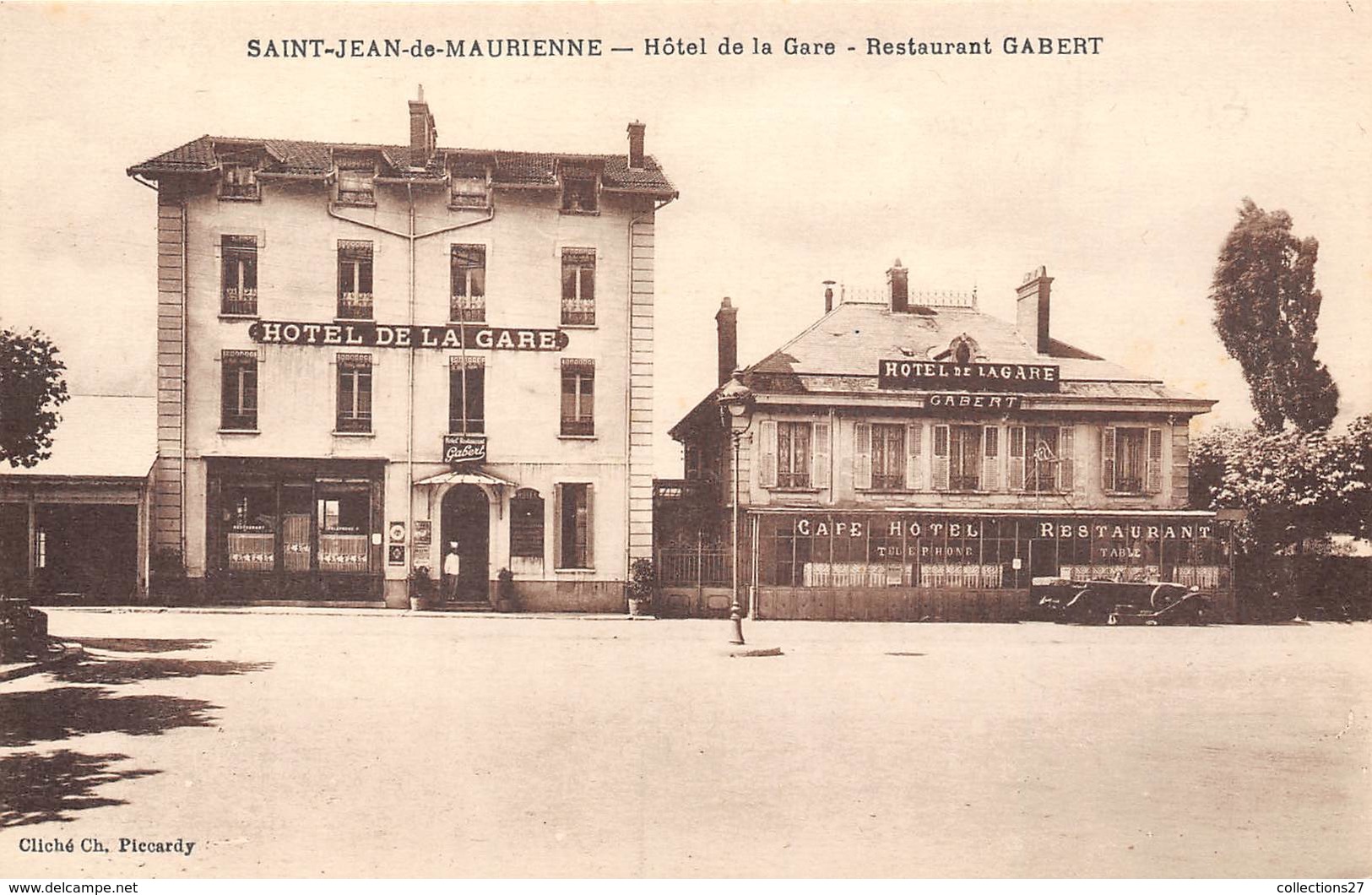 73-SAINT-JEAN-DE-MAURIENNE- HÔTEL DE LA GARE, RESTAURANT GABERT - Saint Jean De Maurienne