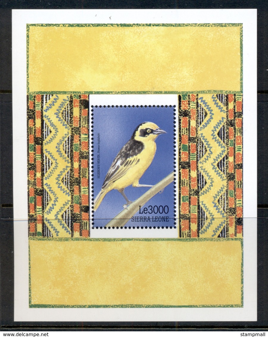 Sierra Leone 1999 Birds, Richenow's Weaver MS MUH - Sierra Leone (1961-...)