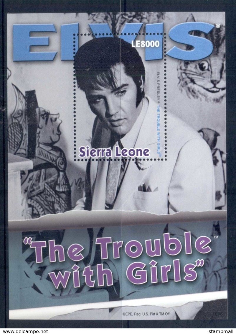 Sierra Leone 2010 Elvis Presley 75th Birthday, The Trouble With Girls MS MUH - Sierra Leone (1961-...)