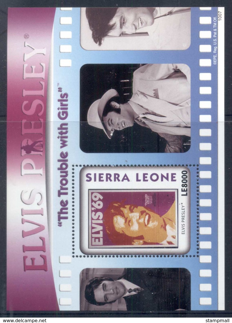 Sierra Leone 2010 Elvis Presley 75th Birthday, The Trouble With Girls MS MUH - Sierra Leone (1961-...)