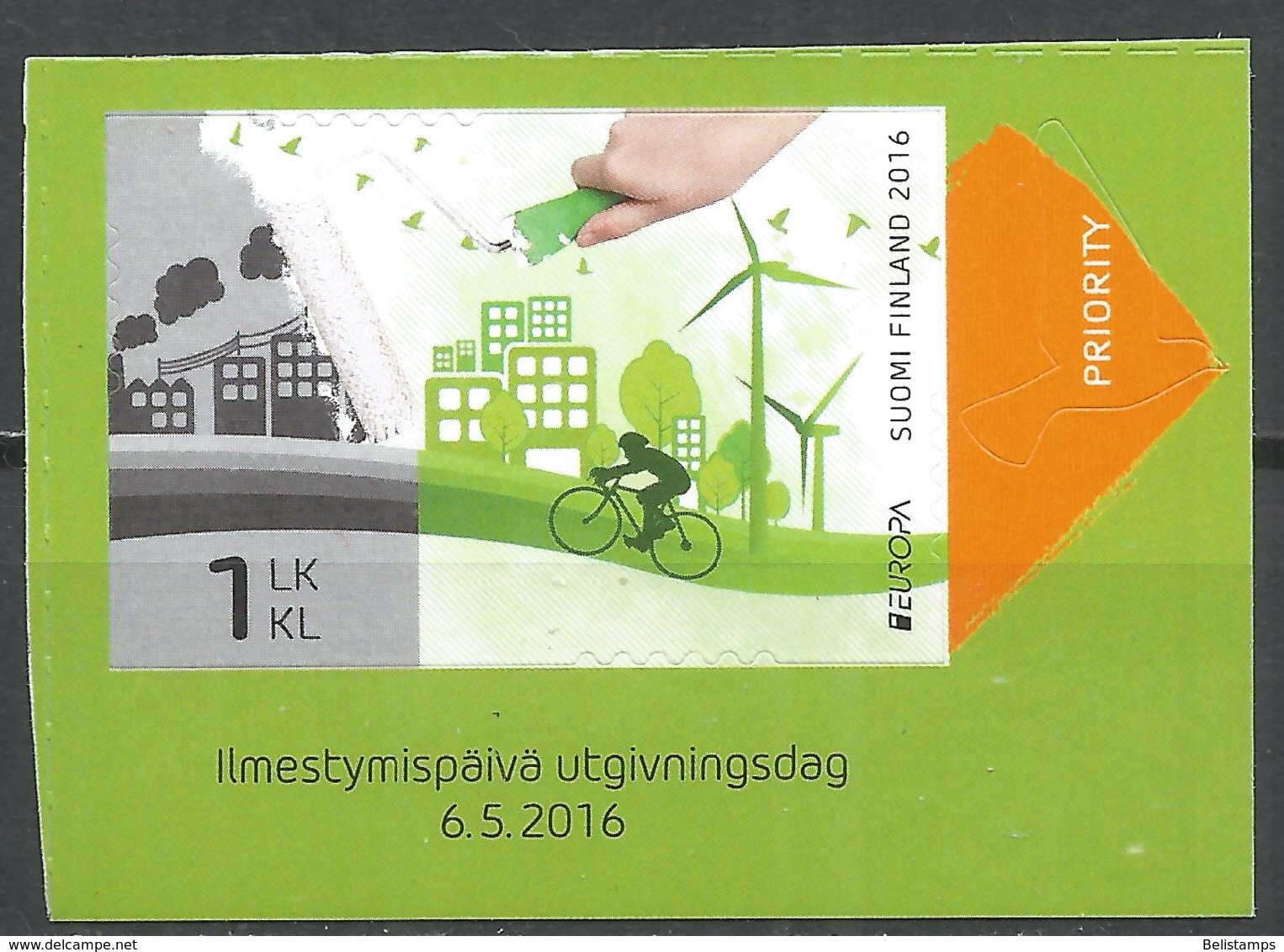 Finland 2016. Scott #1516 (MNH) Europa, Think Green ** Complete Issue - Neufs