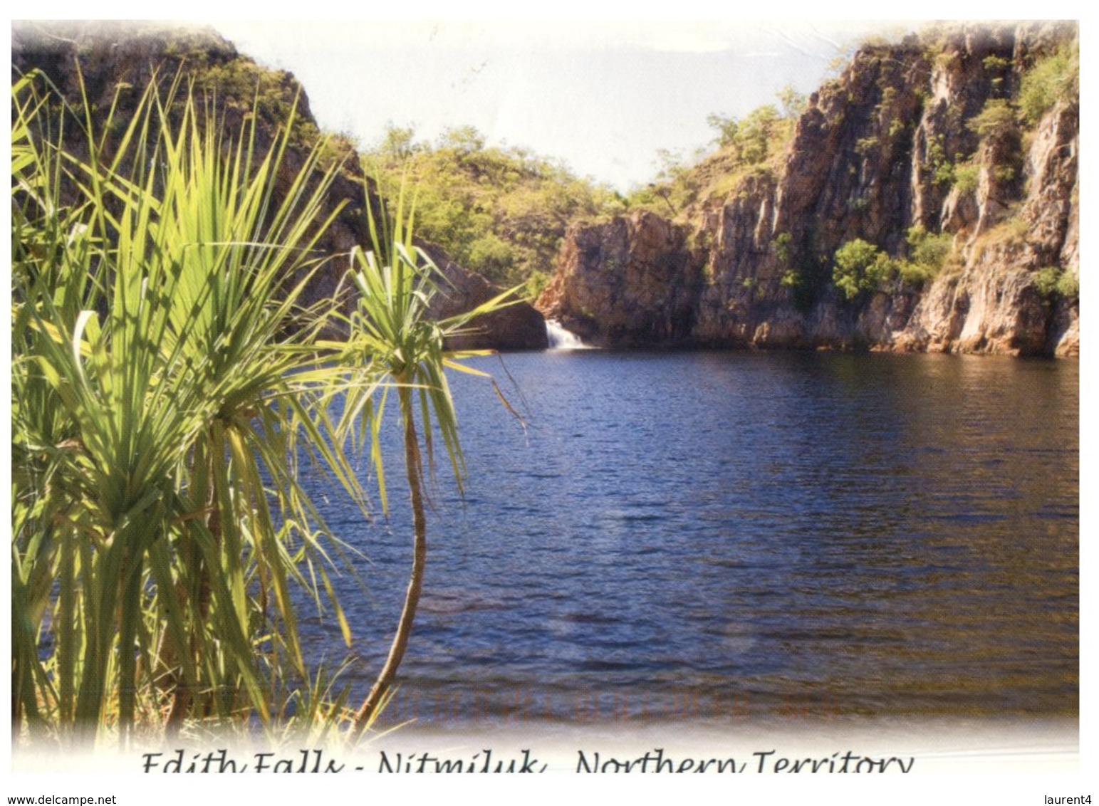 (900) Australia - (with Stamp At Back Of Card) NT - Edith Falls - Non Classés