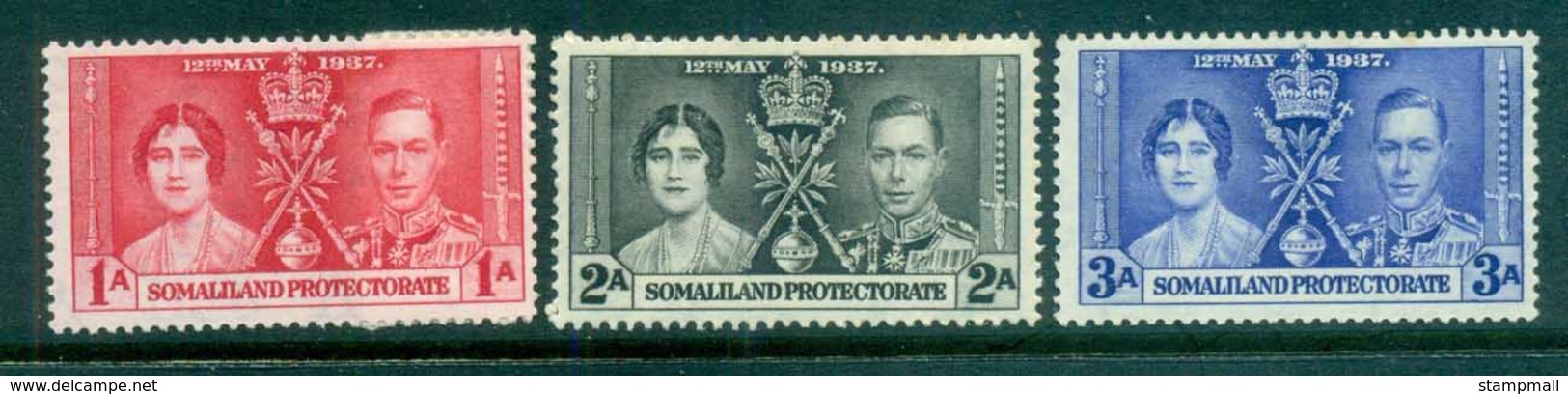 Somaliland Protectorate 1937 Coronatiln MLH - Somalia (1960-...)