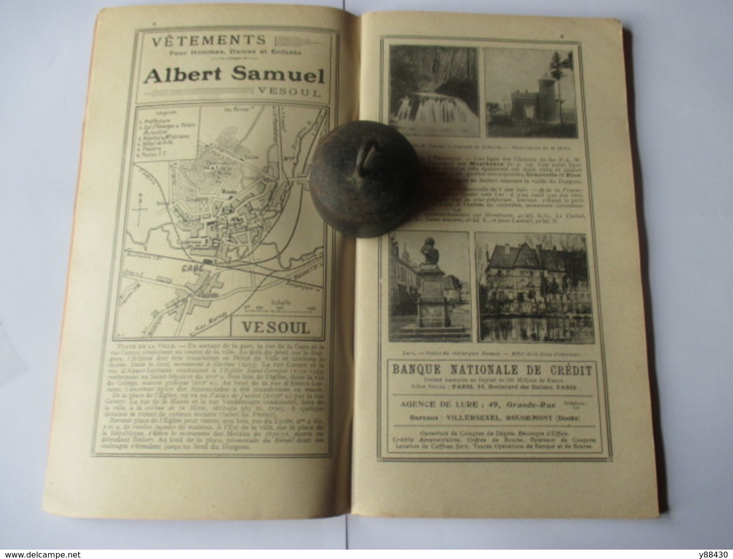 Livret Guides Du Touriste THIOLIER De 1923 - FRANCHE COMTE / JURA / SUISSE - 100 Pages - 22 Photos - Cuadernillos Turísticos