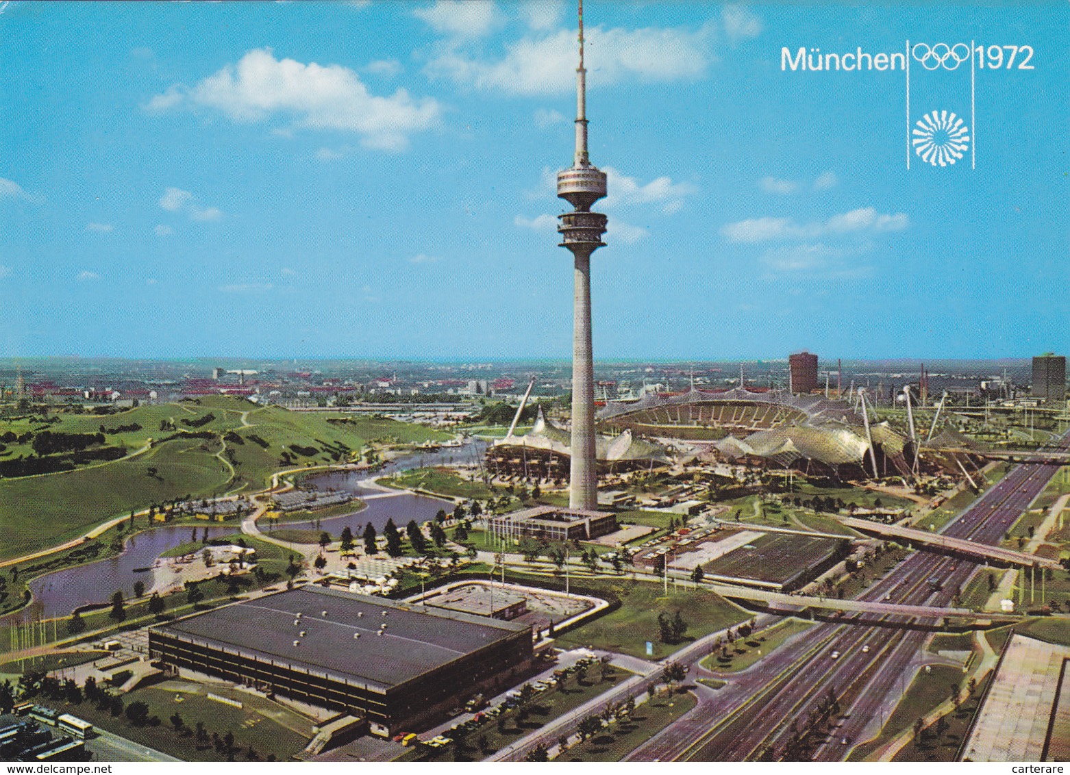 ALLEMAGNE,GERMANY,DEUTSCHLAND,MUNCHEN,MUNICH,1972,STADE OLYMPIQUE - Muenchen
