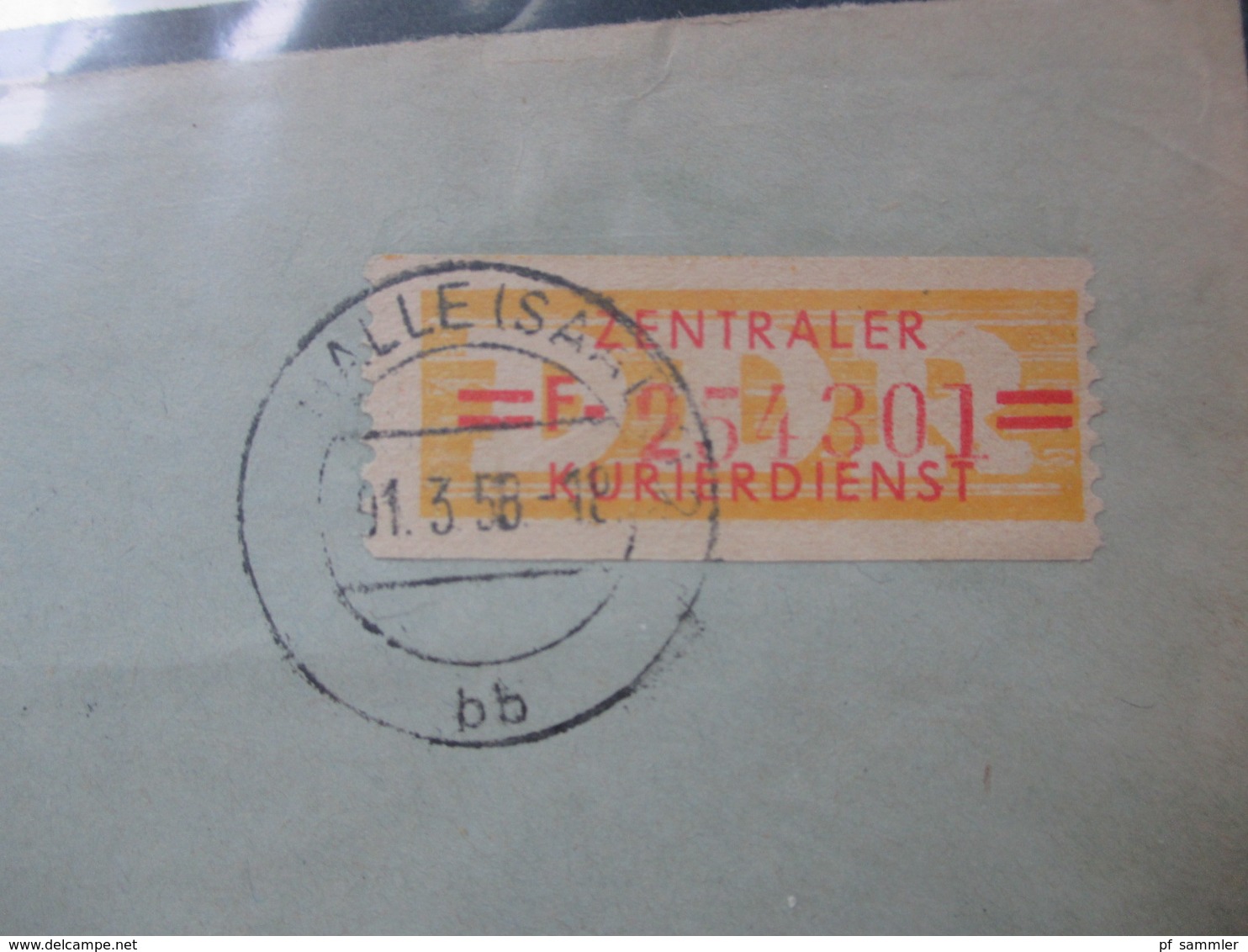 DDR Belege ZKD / Dienstmarken A / B mit 17 interessanten Belegen! Auch MeF!! z.B. Schiffsarmaturen und Leuchtenbau Finow