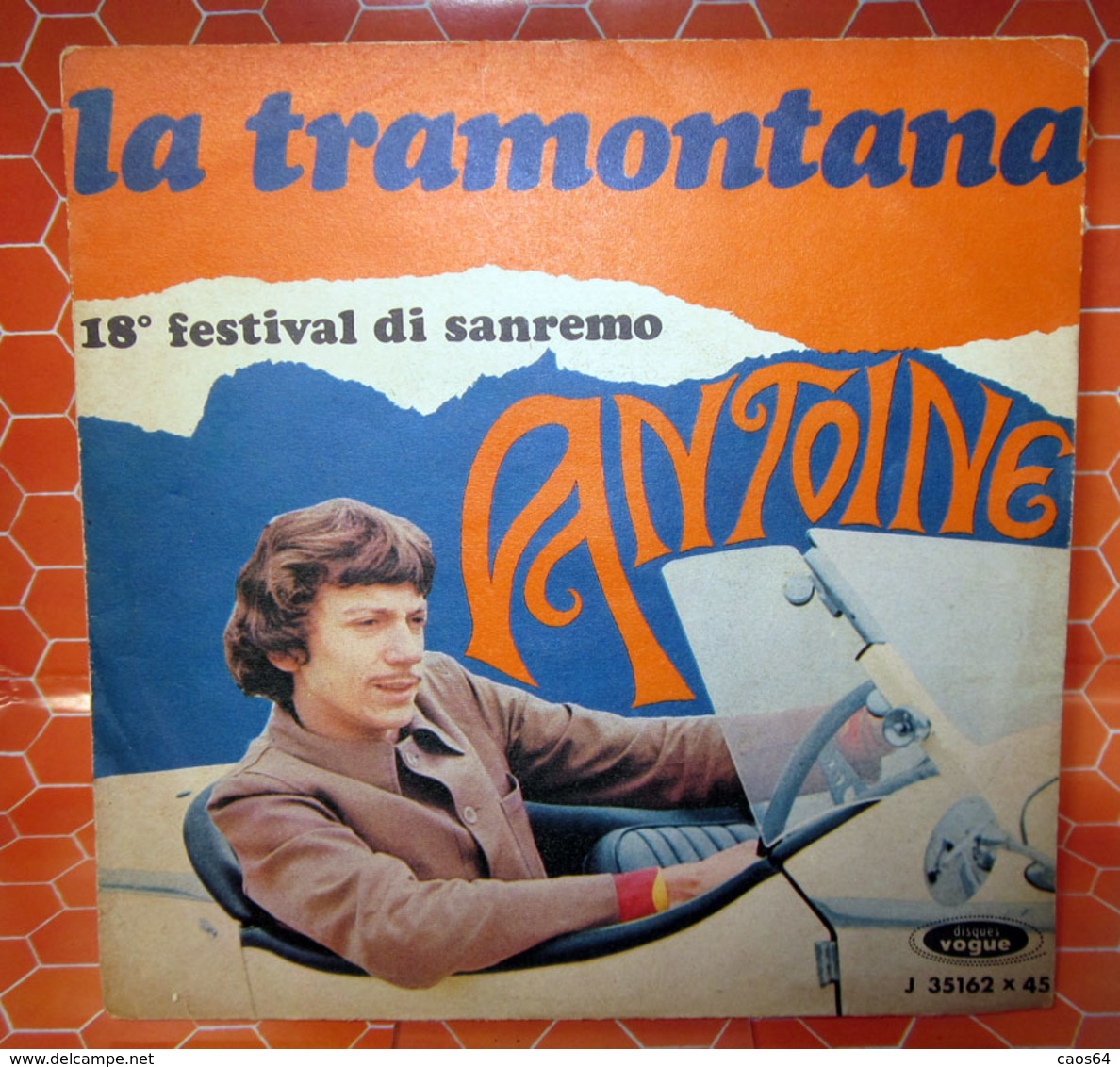 ANTOINE LA TRAMONTANA  AUCUN VINYLE  COVER NO VINYL 45 GIRI - 7" - Accessories & Sleeves
