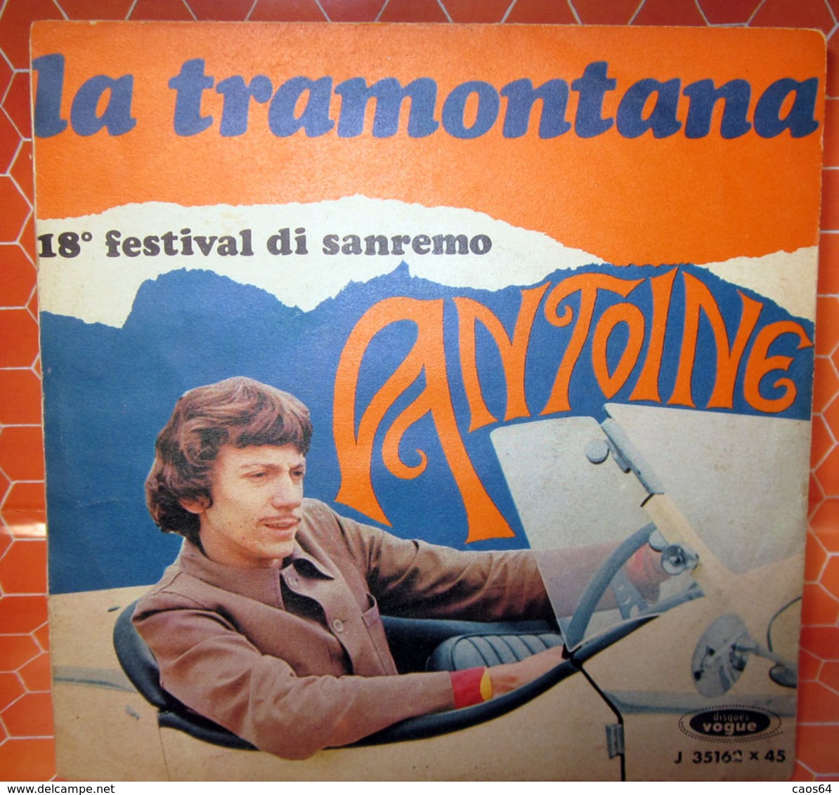 ANTOINE LA TRAMONTANA  AUCUN VINYLE  COVER NO VINYL 45 GIRI - 7" - Accessories & Sleeves