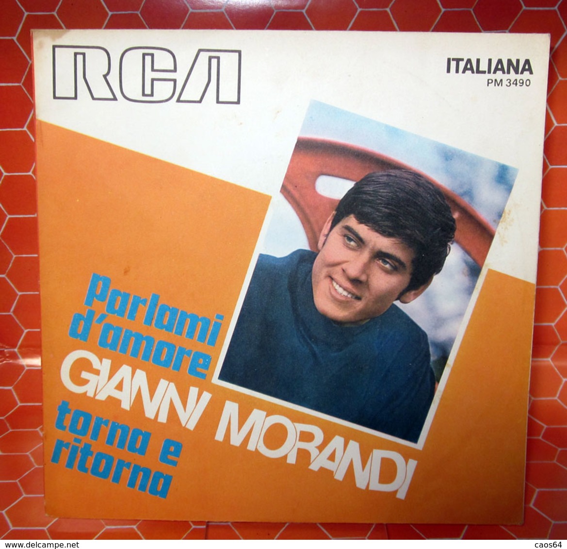 GIANNI MORANDI PARLAMI D'AMORE COVER NO VINYL 45 GIRI - 7" - Accessori & Bustine