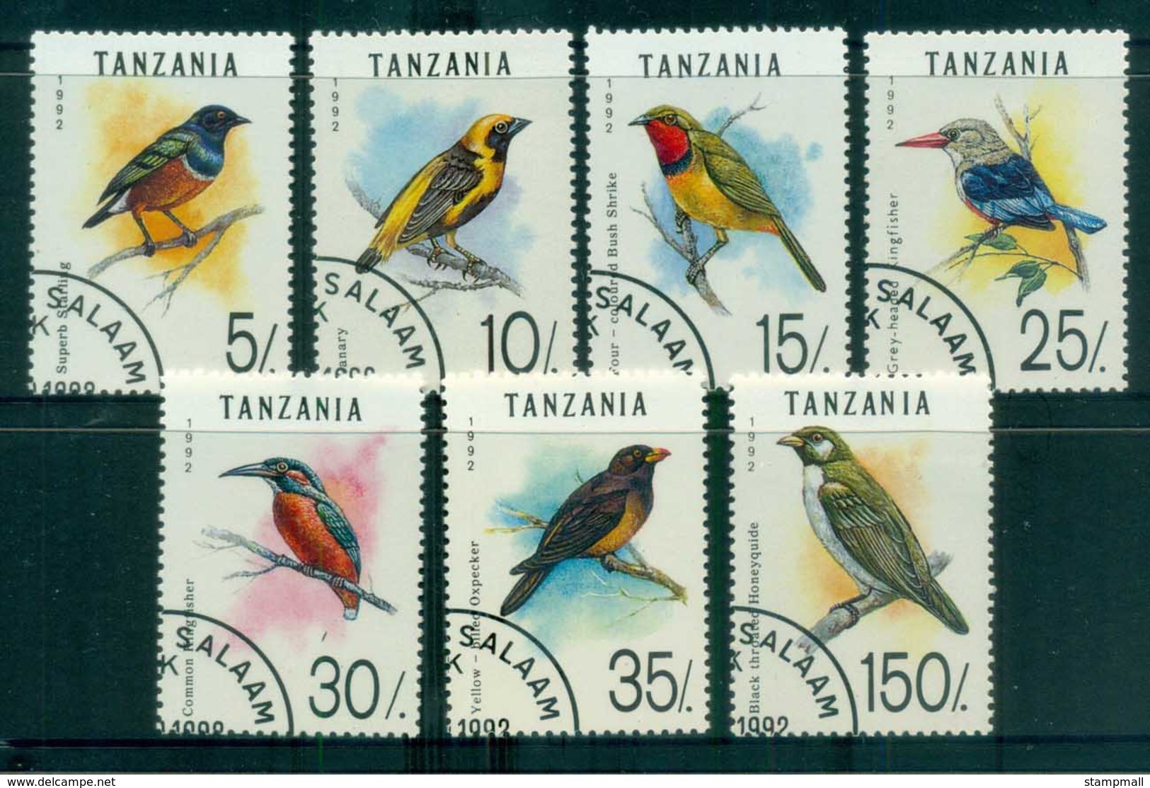 Tanzania 1992 Birds CTO Lot84799 - Swaziland (1968-...)