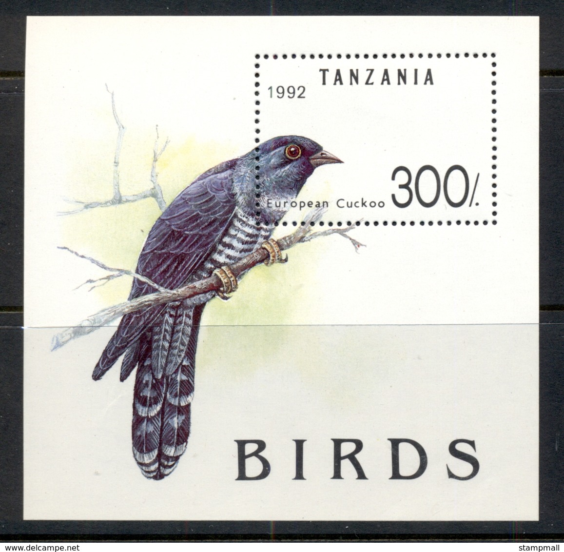 Tanzania 1992 Birds MS MUH - Swaziland (1968-...)