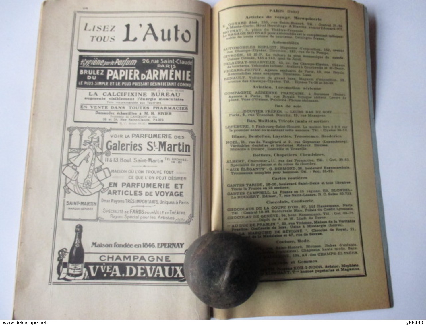 Livret Guides du Touriste THIOLIER de 1924 - LES PYRENEES - LUCHON / PAYS BASQUE / CÔTE d' ARGENT -100 pages - 22 photos